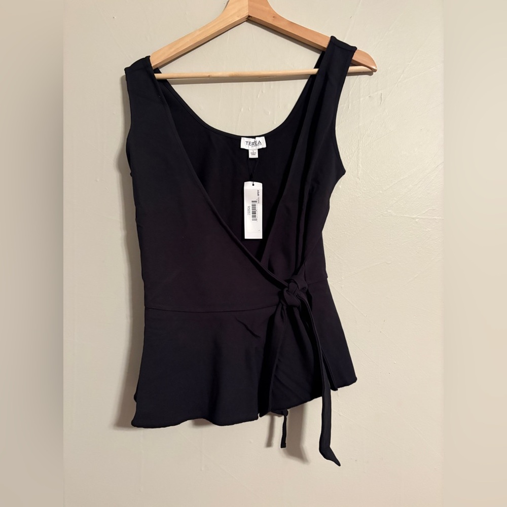 Black Wrap Top